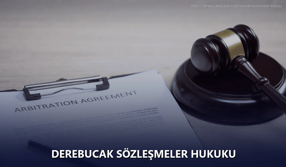 Derebucak Sözleşmeler Hukuku